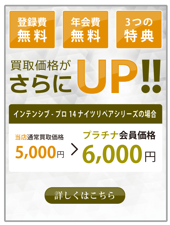 インテンシブ プロ  ナイツ リペアシリーズ 買取参考価格   クラウン
