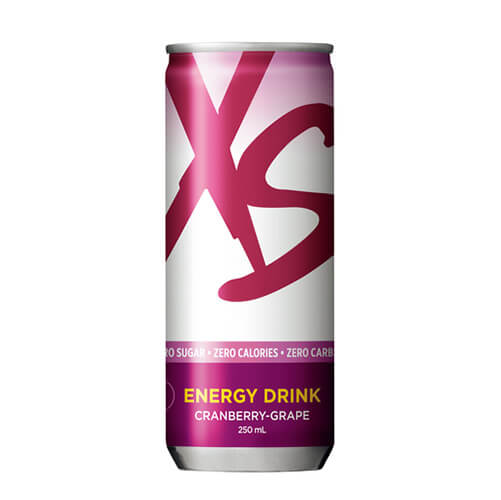 XS　エナジードリンク クランベリーグレープ ２４本入り